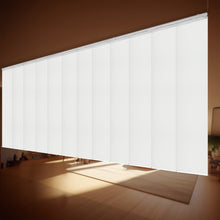 Load image into Gallery viewer, Sage Gray 12-Panel Panel Track 140"-260"W, Panel width 23.5" - 100% BLACKOUT