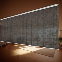 Load image into Gallery viewer, Tweed 12-Panel Panel Track 140"-260"W, Panel width 23.5" - 40% LIGHT-FILTERING