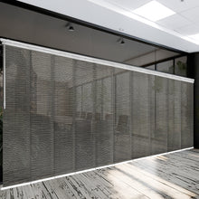 Load image into Gallery viewer, Dusky Filigree 10-Panel Panel Track 120"-218"W, Panel width 23.5" - 50% LIGHT-FILTERING