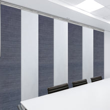 Load image into Gallery viewer, 7-Panel Single Rail Panel Track Extendable 110"-153"W x 91.4"H, Panel width 23.5", Spruce, Embroidered Cadet