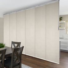 Load image into Gallery viewer, Pearl 6-Panel Single Rail Panel Track 70"-130"W, Panel width 23.5" - 100% BLACKOUT