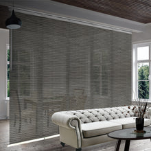 Load image into Gallery viewer, Dusky Filigree 5-Panel Single Rail Panel Track 58"-110"W, Panel width 23.5" - 50% LIGHT-FILTERING