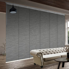 Load image into Gallery viewer, Pine 6-Panel Single Rail Panel Track 70"-130"W, Panel width 23.5" - 100% BLACKOUT
