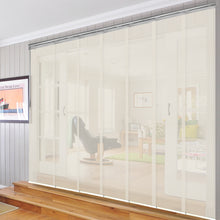 Load image into Gallery viewer, Web 7-Panel Single Rail Panel Track 110"-153"W, Panel width 23.5" - 40% LIGHT-FILTERING