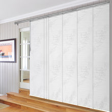 Load image into Gallery viewer, Lotus 7-Panel Single Rail Panel Track 110"-153"W, Panel width 23.5" - 50% LIGHT-FILTERING