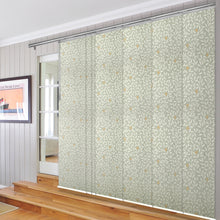 Load image into Gallery viewer, Camellia 7-Panel Single Rail Panel Track 110"-153"W x 91.4"H, Panel width 23.5" - 70% LIGHT-FILTERING