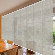 Load image into Gallery viewer, Pewter Filigree 8-Panel Panel Track 130"-175"W, Panel width 23.5" - 50% LIGHT-FILTERING