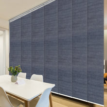 Load image into Gallery viewer, Spruce 7-Panel Single Rail Panel Track 110"-153"W, Panel width 23.5" - 80% LIGHT-FILTERING