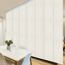 Load image into Gallery viewer, Clay 7-Panel Single Rail Panel Track 110"-153"W, Panel width 23.5" - 100% BLACKOUT