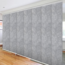 Load image into Gallery viewer, Carolyn 7-Panel Single Rail Panel Track 110"-153"W x 91.4"H, Panel width 23.5" - 70% LIGHT-FILTERING