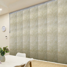 Load image into Gallery viewer, Amaryllis 7-Panel Single Rail Panel Track 110"-153"W x 91.4"H, Panel width 23.5" - 70% LIGHT-FILTERING