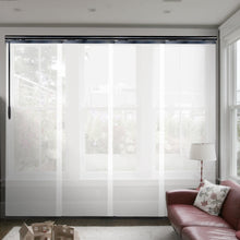 Load image into Gallery viewer, Winter 4-Panel Single Rail Panel Track 48"-88"W x 91.4"H, Panel width 23.5" - 50% LIGHT-FILTERING
