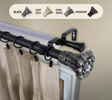 Load image into Gallery viewer, Blossom 1" Double Curtain Rod