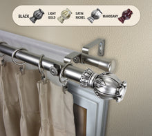 Load image into Gallery viewer, Regent 1" Double Curtain Rod