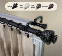 Load image into Gallery viewer, Veda 1" Double Curtain Rod