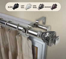Load image into Gallery viewer, Veda 1" Double Curtain Rod