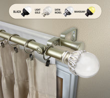 Load image into Gallery viewer, Pixie 1" Double Curtain Rod