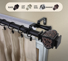 Load image into Gallery viewer, Margot 1" Double Curtain Rod