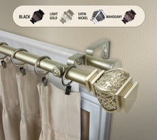 Load image into Gallery viewer, Margot 1" Double Curtain Rod