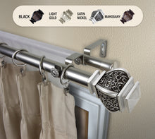 Load image into Gallery viewer, Margot 1" Double Curtain Rod