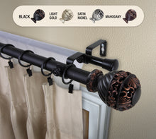 Load image into Gallery viewer, Lanette 1" Double Curtain Rod