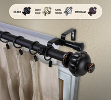 Load image into Gallery viewer, Selma 1" Double Curtain Rod