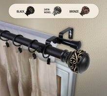 Load image into Gallery viewer, Isabella 1" Double Curtain Rod