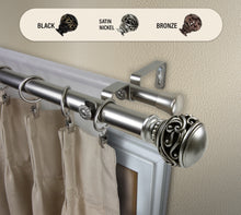 Load image into Gallery viewer, Isabella 1" Double Curtain Rod