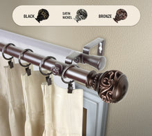 Load image into Gallery viewer, Isabella 1" Double Curtain Rod