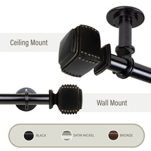 Load image into Gallery viewer, Bennett 1" Ceiling Curtain Rod/ Room Divider