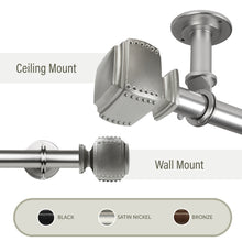 Load image into Gallery viewer, Bennett 1" Ceiling Curtain Rod/ Room Divider