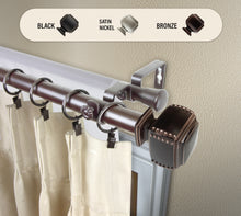 Load image into Gallery viewer, Bennett 1" Double Curtain Rod