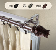 Load image into Gallery viewer, Verda 1" Double Curtain Rod