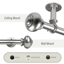 Load image into Gallery viewer, Rotunda 1" Ceiling Curtain Rod/ Room Divider