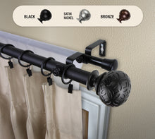Load image into Gallery viewer, Odelia 1" Double Curtain Rod