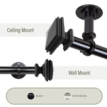 Load image into Gallery viewer, Bedpost 1" Ceiling Curtain Rod/ Room Divider