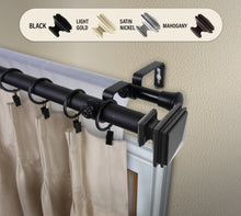 Load image into Gallery viewer, Bedpost 1" Double Curtain Rod
