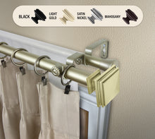 Load image into Gallery viewer, Bedpost 1" Double Curtain Rod