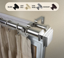 Load image into Gallery viewer, Bedpost 1" Double Curtain Rod