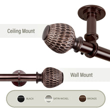 Load image into Gallery viewer, Ashwin 1" Ceiling Curtain Rod/ Room Divider