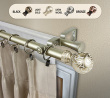 Load image into Gallery viewer, Cypress 1" Double Curtain Rod