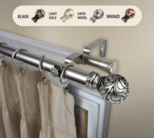 Load image into Gallery viewer, Cypress 1" Double Curtain Rod