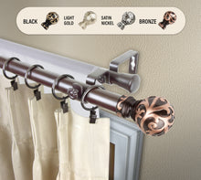Load image into Gallery viewer, Cypress 1" Double Curtain Rod