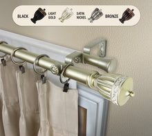 Load image into Gallery viewer, Debussy 1" Double Curtain Rod