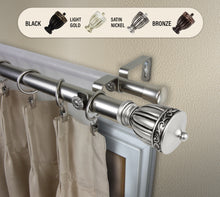 Load image into Gallery viewer, Debussy 1" Double Curtain Rod