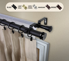 Load image into Gallery viewer, Bun 1" Double Curtain Rod