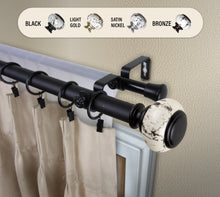 Load image into Gallery viewer, Kelly 1" Double Curtain Rod