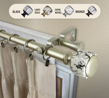 Load image into Gallery viewer, Josephine 1" Double Curtain Rod