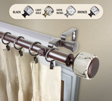 Load image into Gallery viewer, Josephine 1" Double Curtain Rod