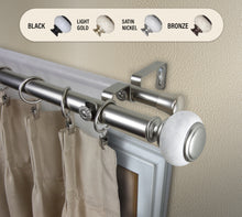 Load image into Gallery viewer, Vernon 1" Double Curtain Rod